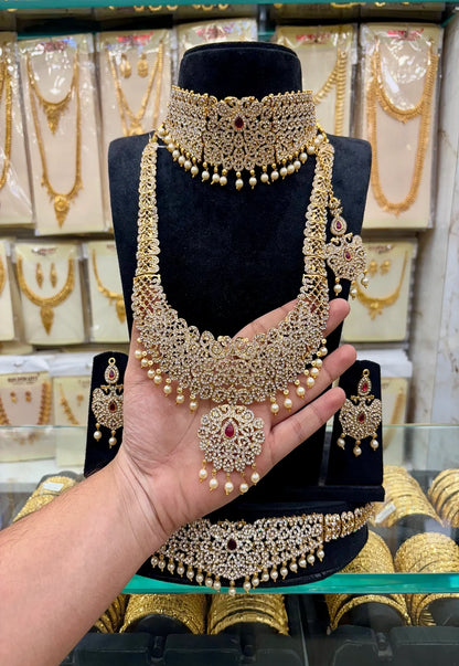 Stone Work Choker Bridal Set