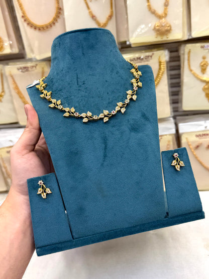 A.D  Elegant Blossom Necklace