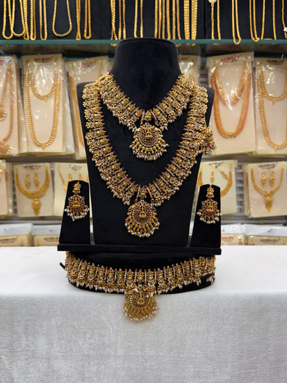 Moti and Lakshmi Design Bridal Set