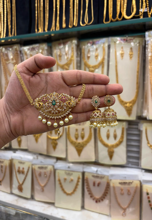 Antique Stone Choker jumki