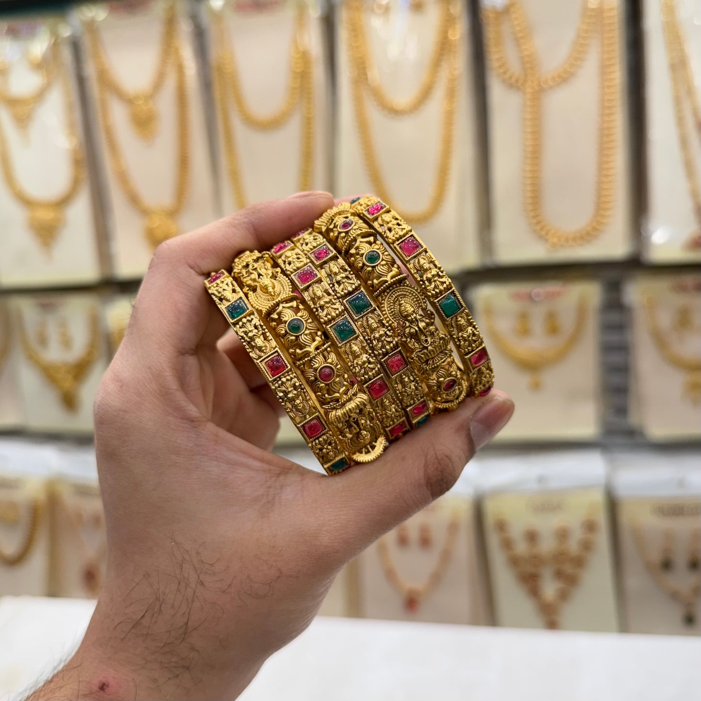 Swarnam Classic Antique Bangles