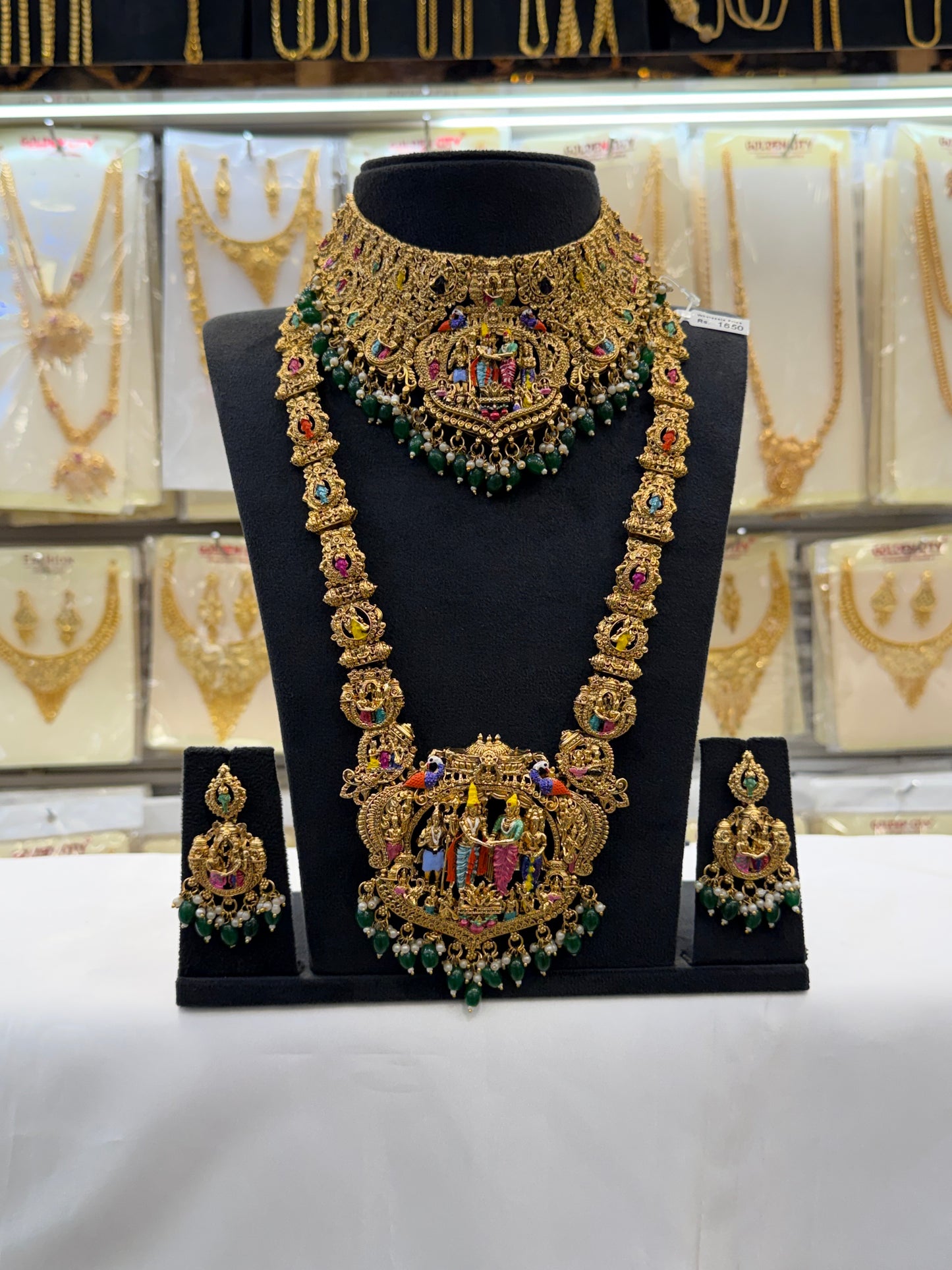 Grand Enamel Choker Combo Set