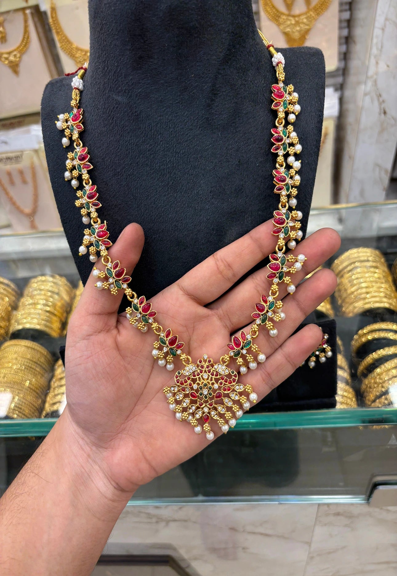 Lotus Design Necklace