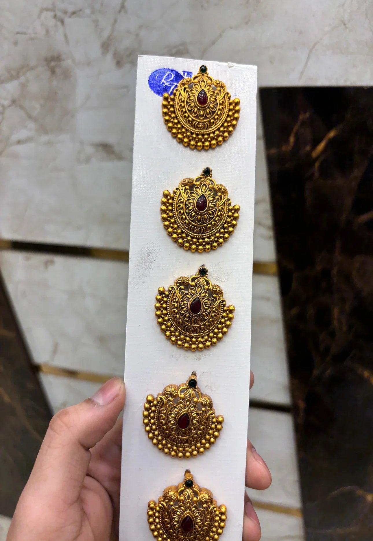 Antique Temp Stone Jada Bila 9 Pcs Set