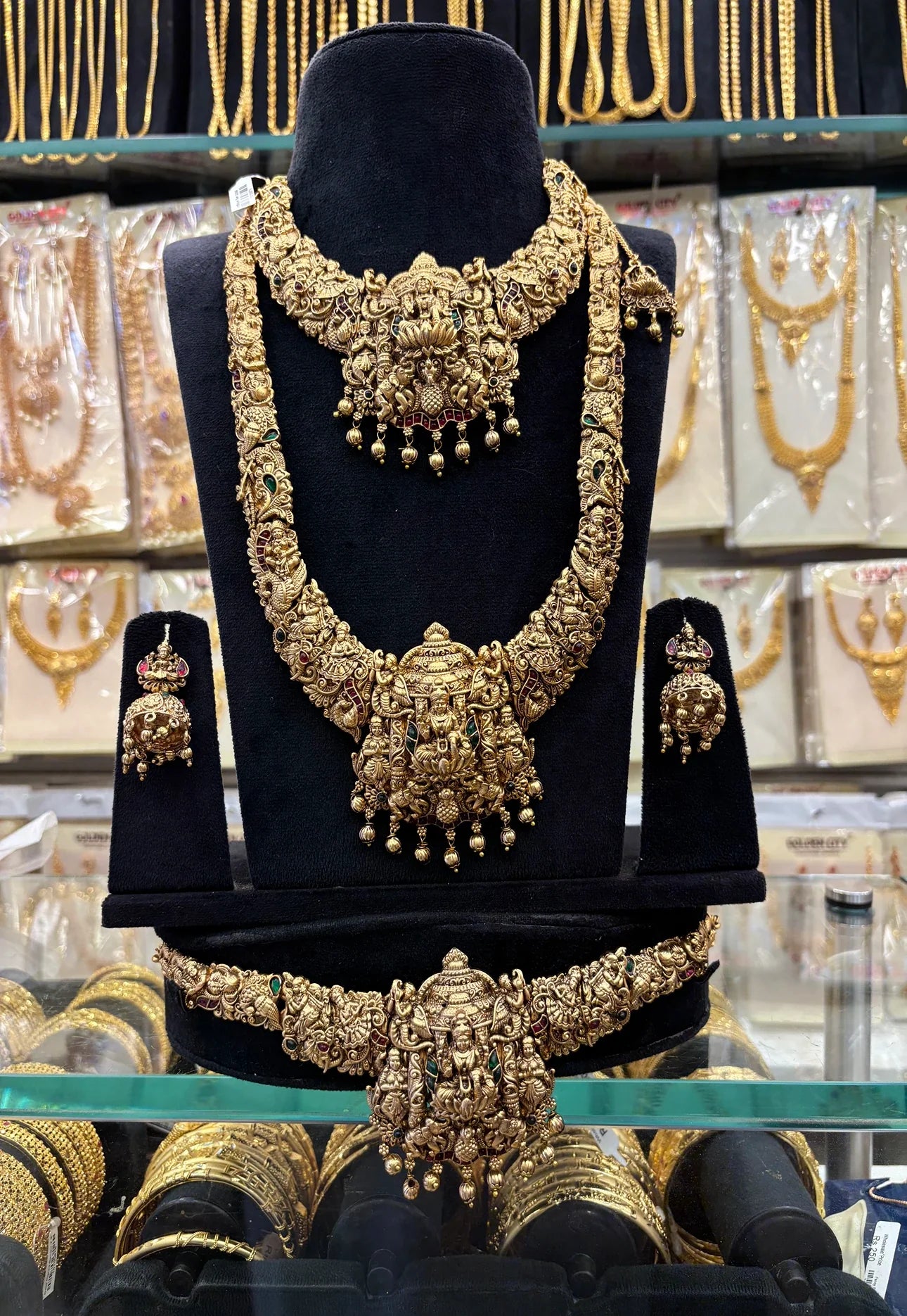 Premium antique work Bridal Set