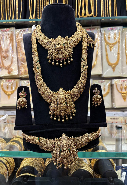 Premium antique work Bridal Set