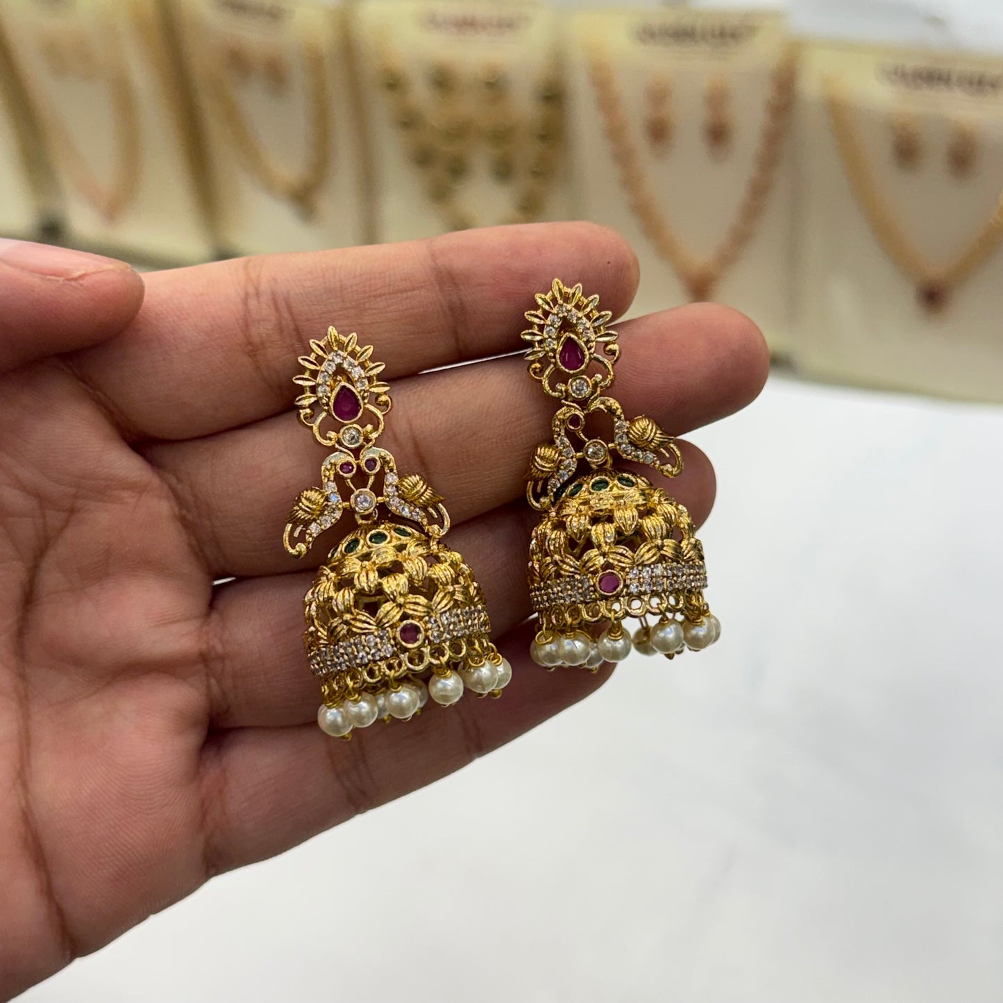 Floral Nakshi Jumki