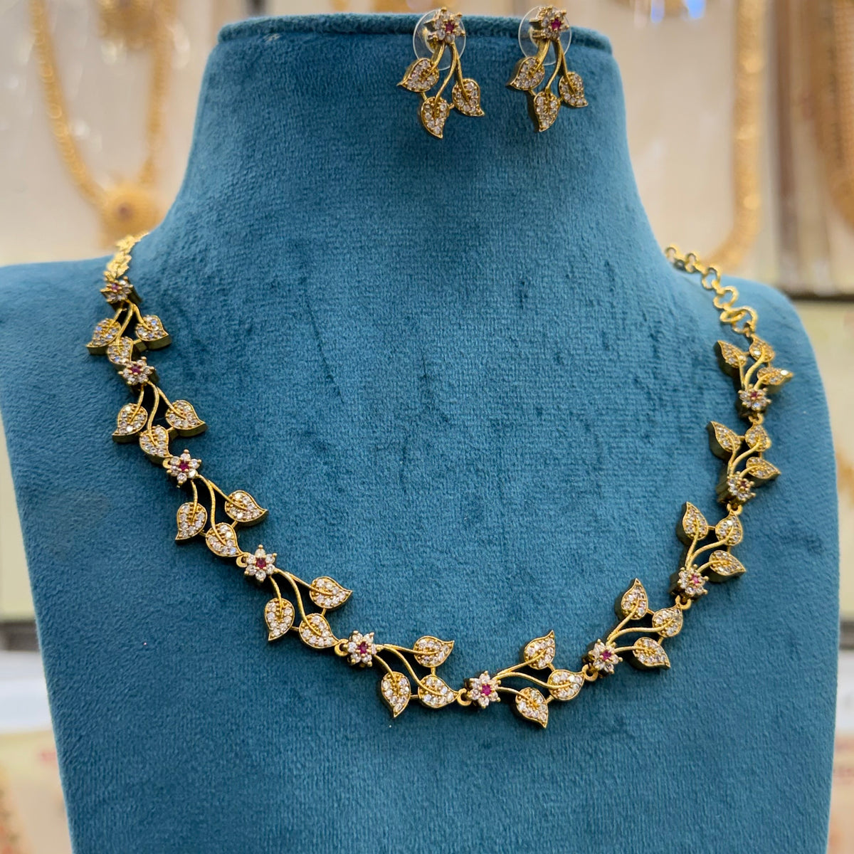 A.D  Elegant Blossom Necklace