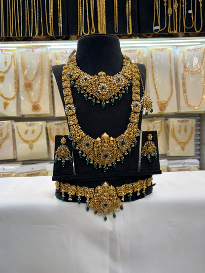 Green Beats Kundan Bridal Set