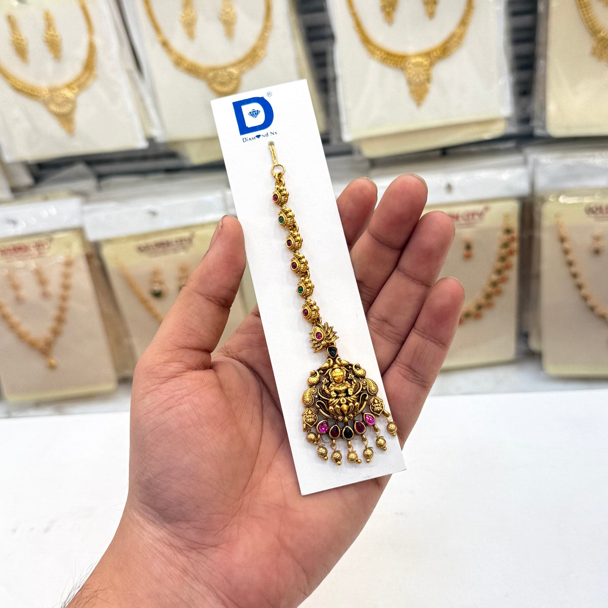 Nakshi Bridal Tikka - Gold Beats