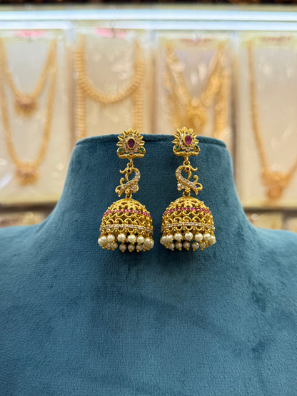 Classic Stone Jhumki