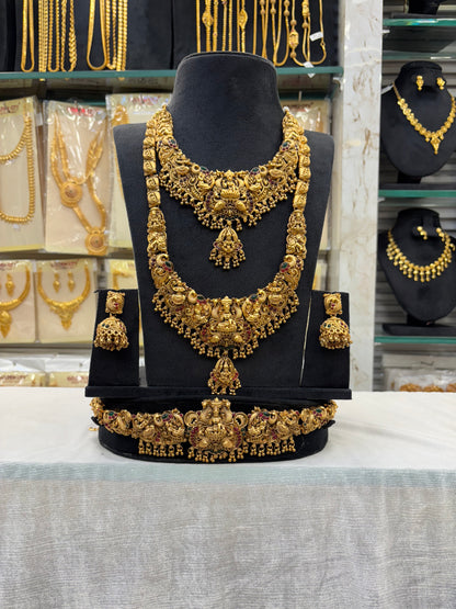 3D Work Antique Bridal Set
