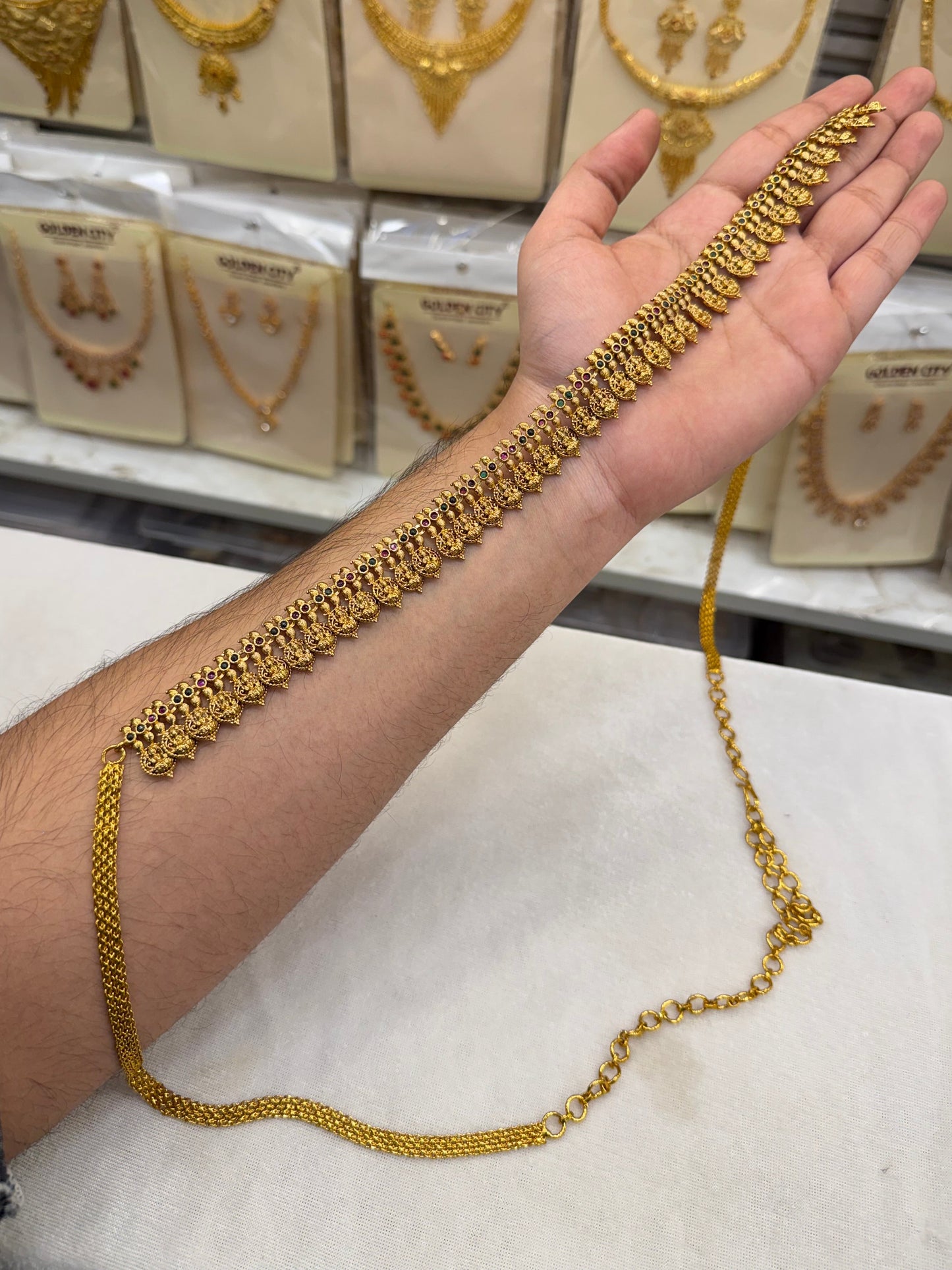 Kasimala Premium Antique Hip Chain