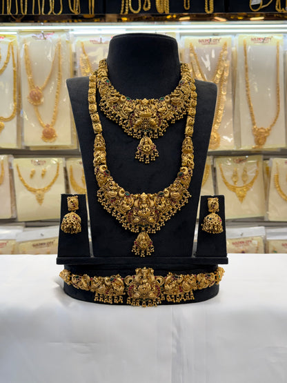 3D Design Antique Bridal Set