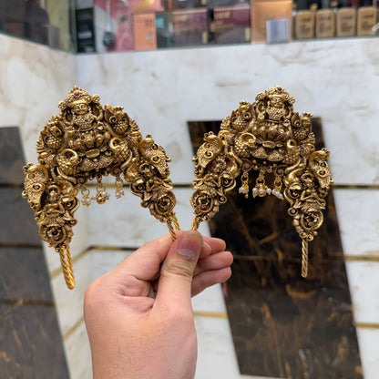 Antique Venky Pair Gold Beats