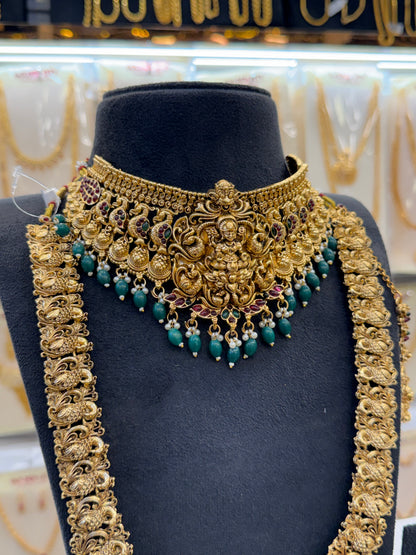 Antique Green Beats Choker Set