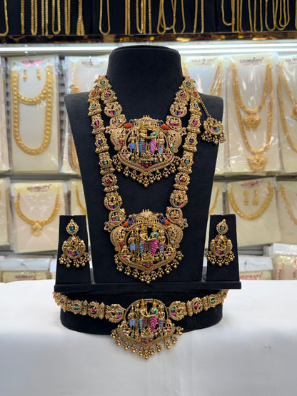 Enamel Sivan Parvathy Bridal Set
