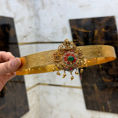 Kundan Stone Single pendant Hipbelt