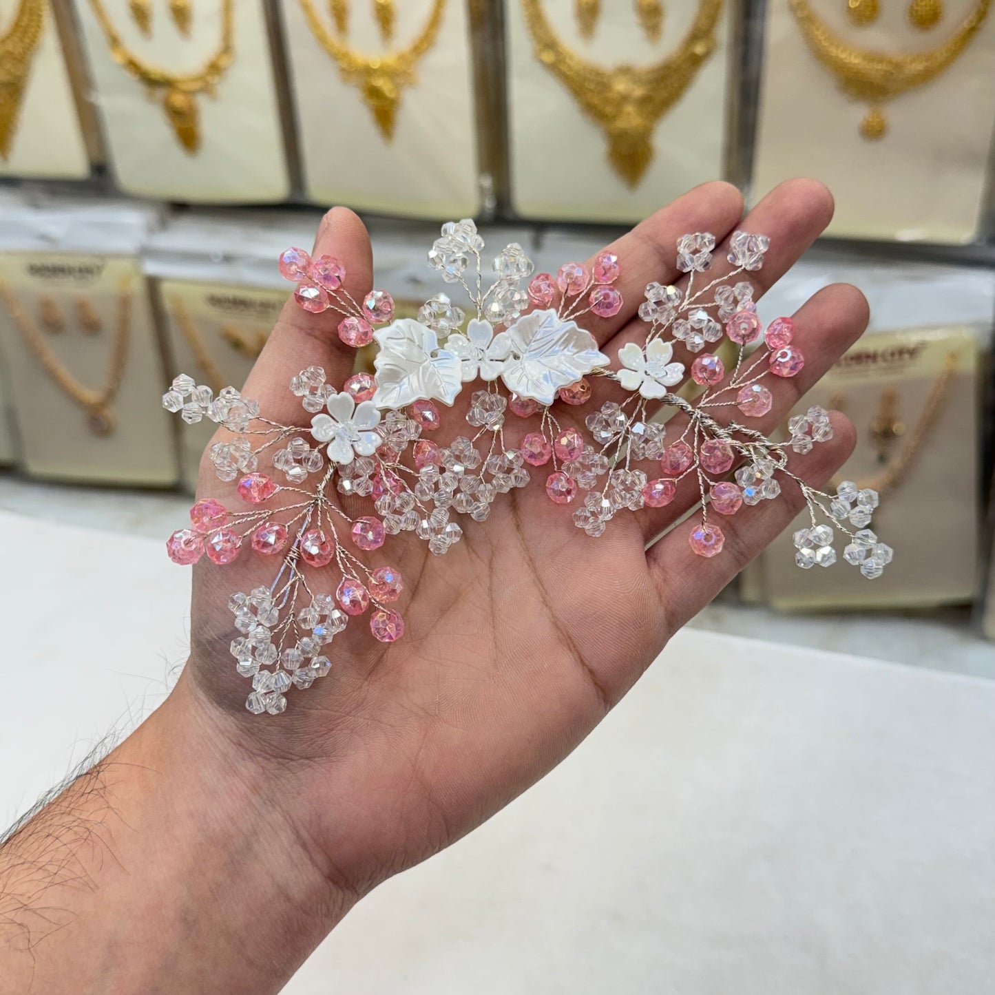 Rose Crystal Hair Accessories