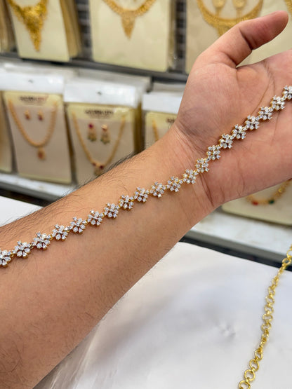 White stone Hip-Chain