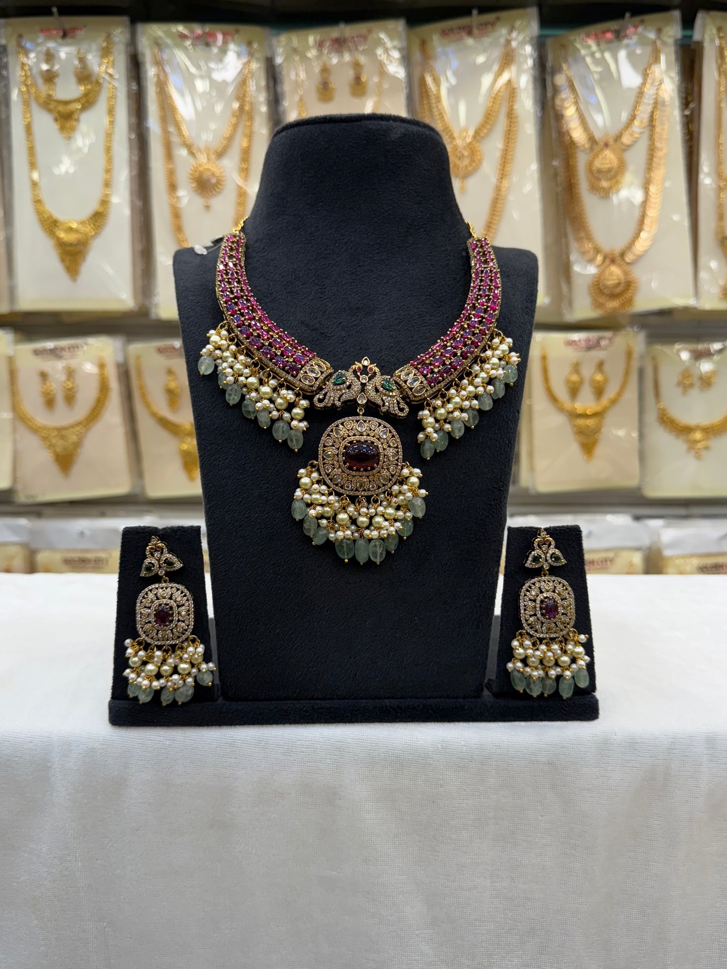 Victorian Pastel Beats Necklace