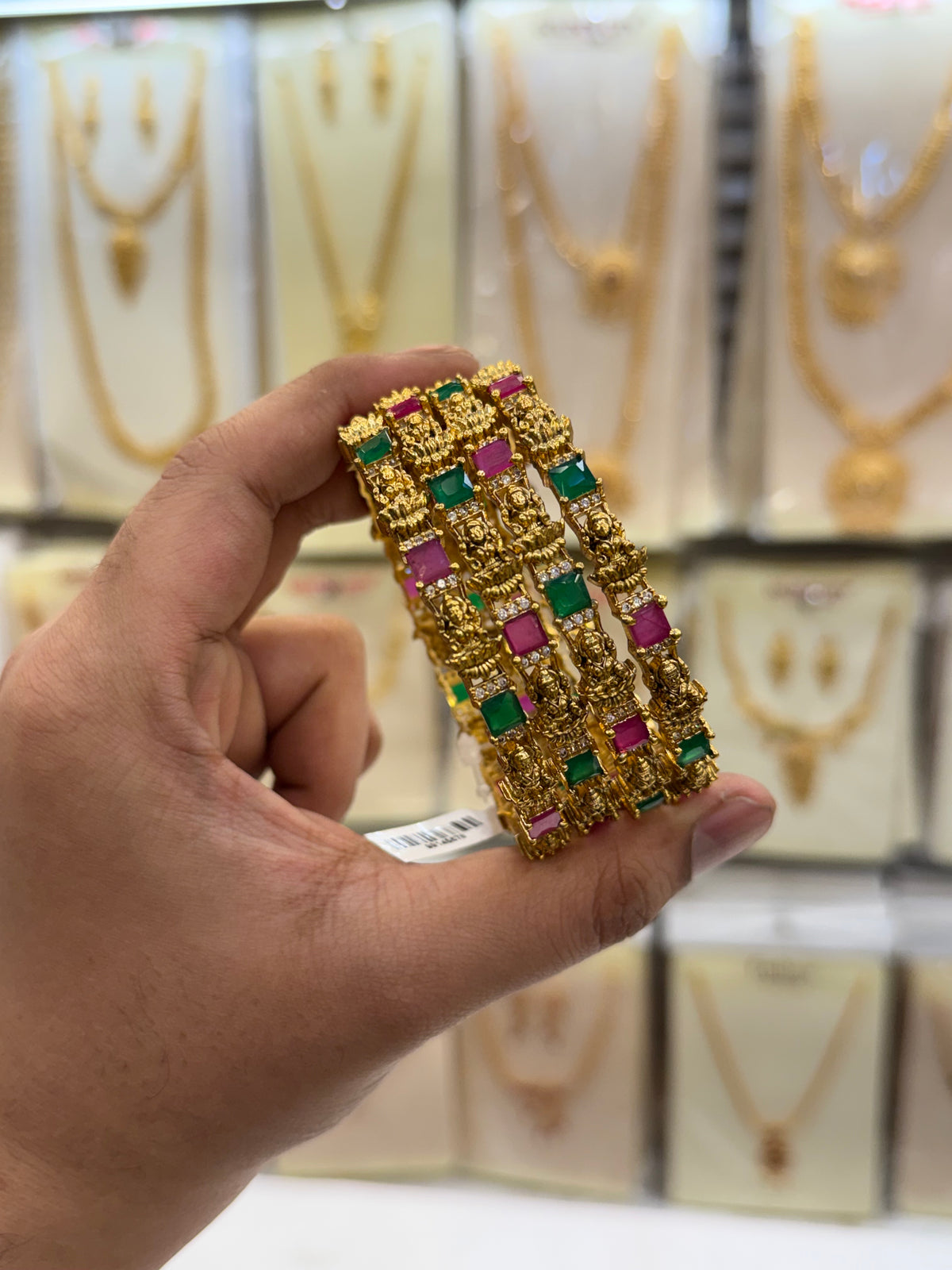 Antique Nakshi Ruby Bangle