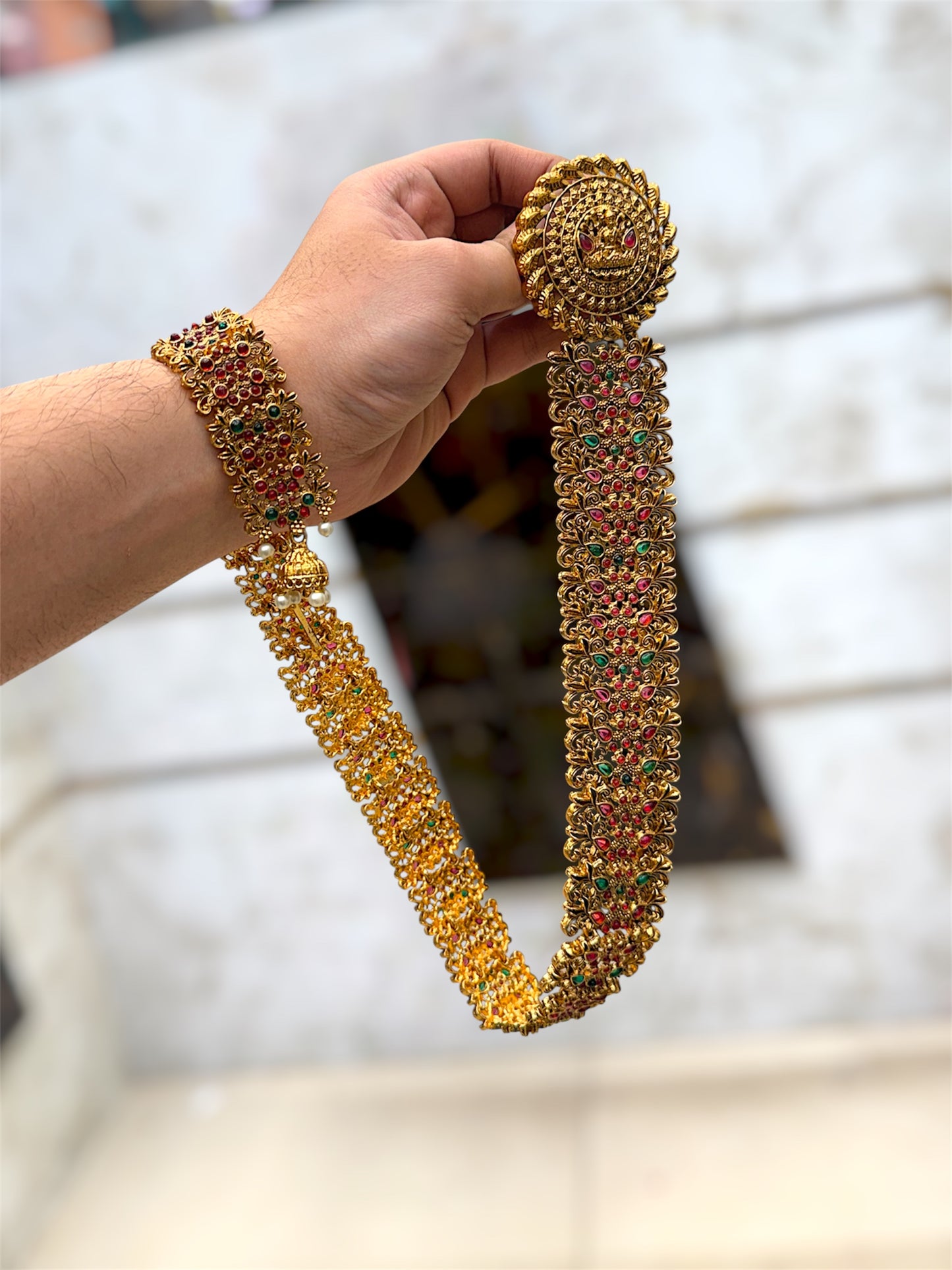 Bridal Antique Long Jada