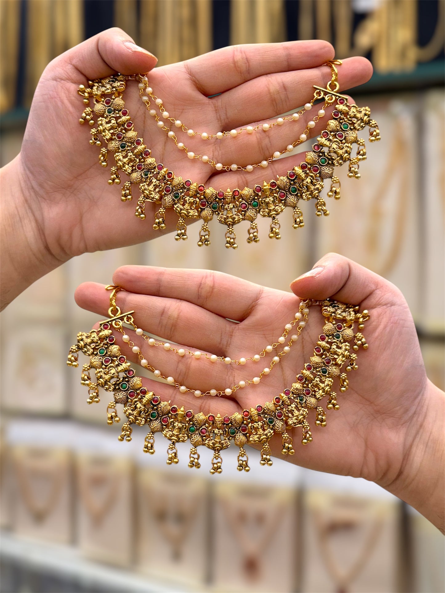 Antique Mattel Temp Stone Pair