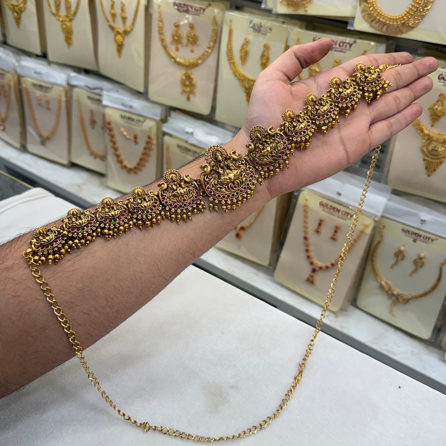 Antique Lakshmi Hip Chain