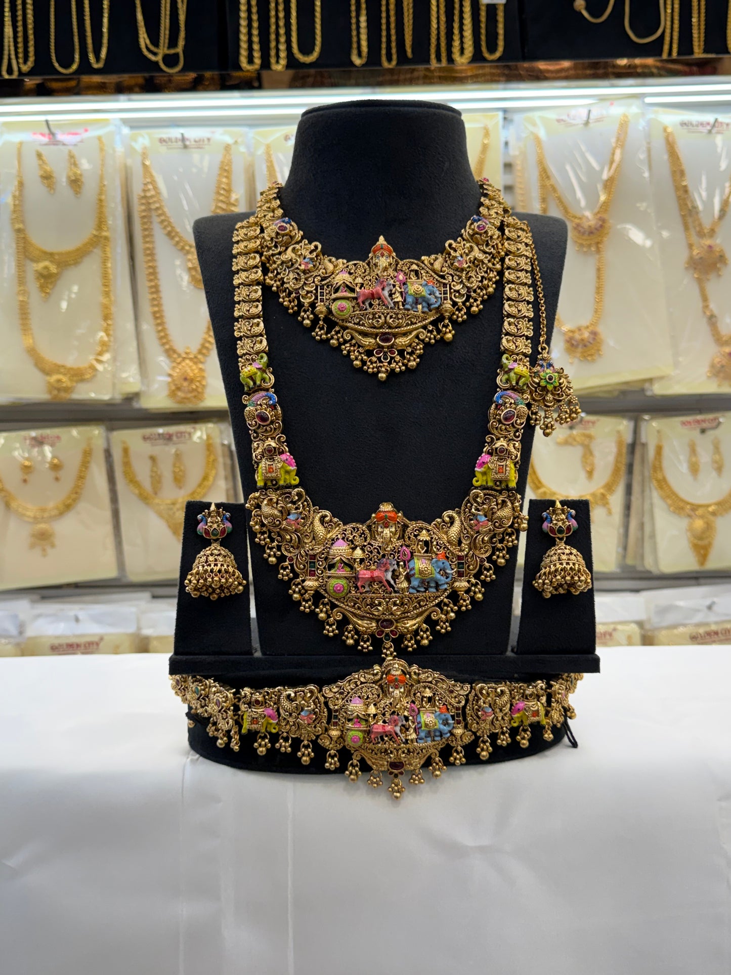 Enamel Design Bridal Set - Limited Edition