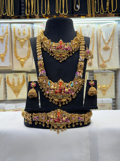 Grand Enamel Design Bridal Set