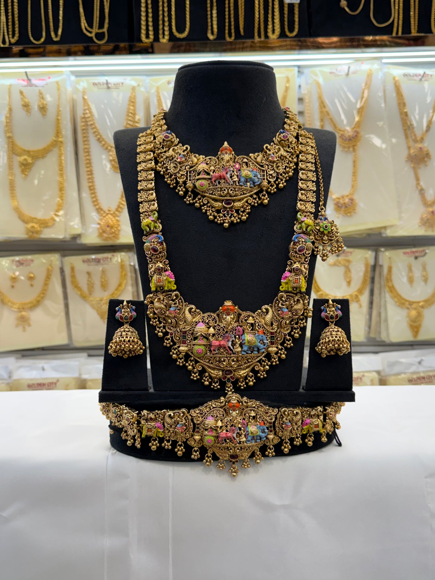 Enamel Design Bridal Set - Limited Edition