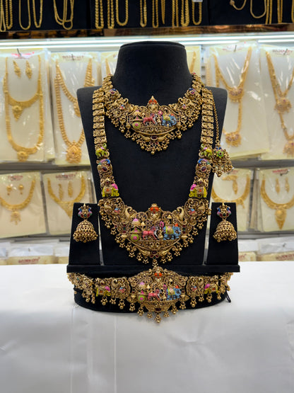 Enamel Design Bridal Set - Limited Edition