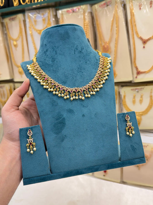 A.D  Elegant Blossom Necklace