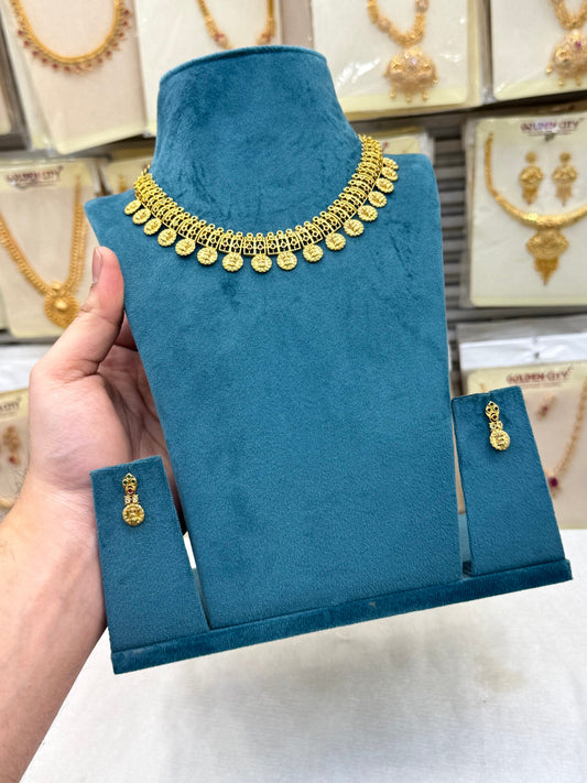 Golden Grace Kasimalai Necklace