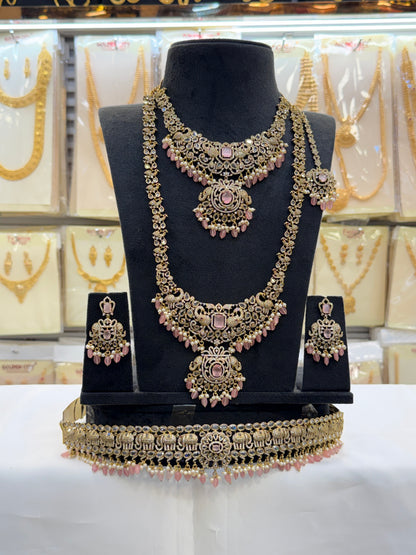 Elegant Victorian Bridal Set - Pink Beats