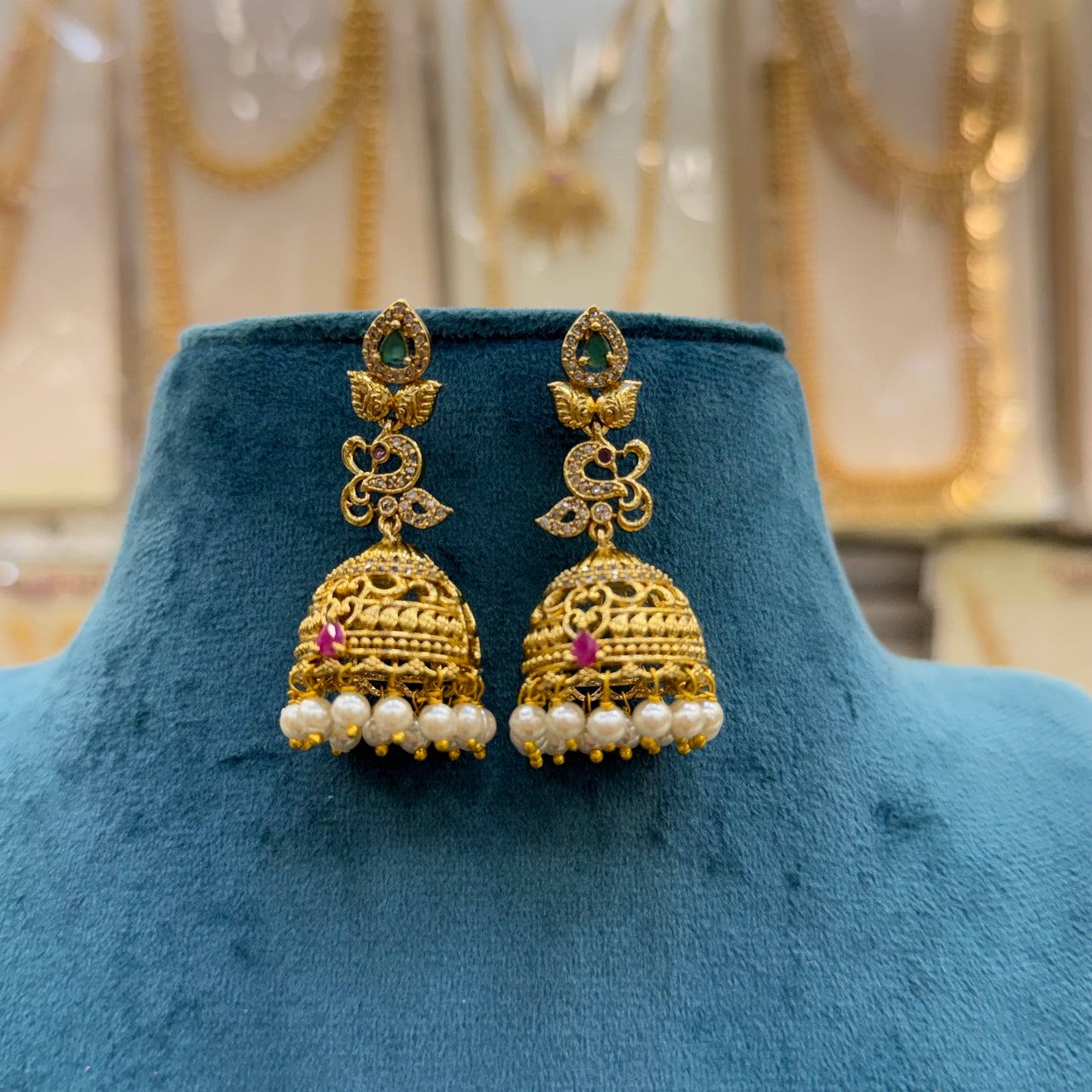 Classic Stone Jhumki