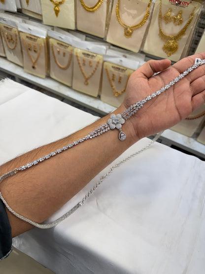 AD Stone Bloom Hip Chain