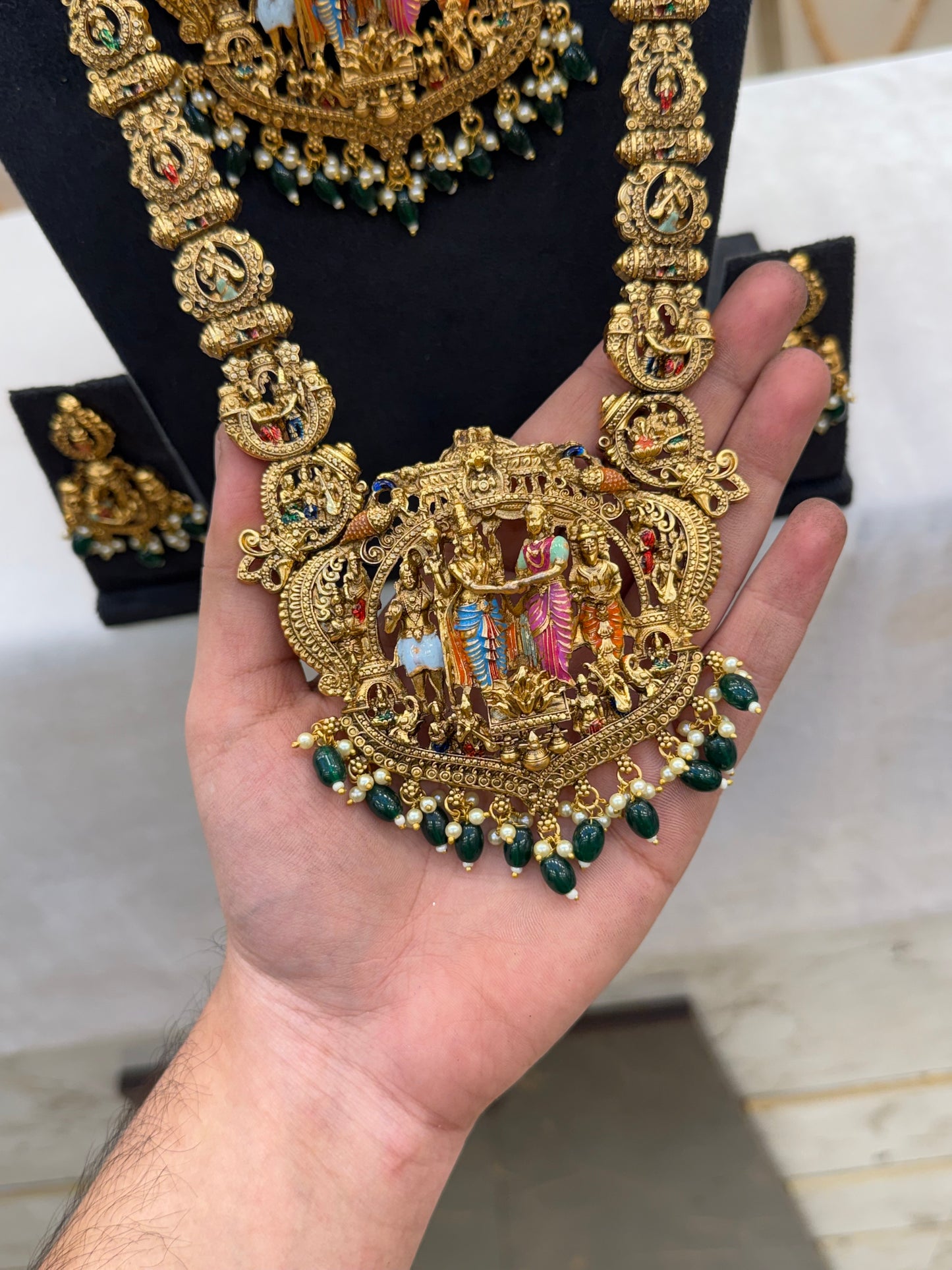 Enamel Design Bridal Combo Set - Limited Edition