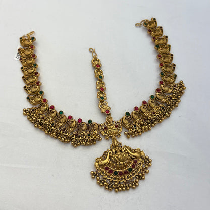 Emerald Drop Mukut Layer Tikka