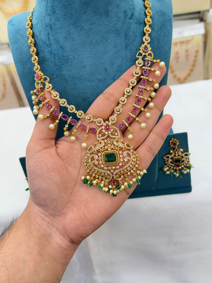 Antique Royal Stone Layer Necklace