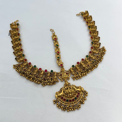 Emerald Drop Mukut Layer Tikka