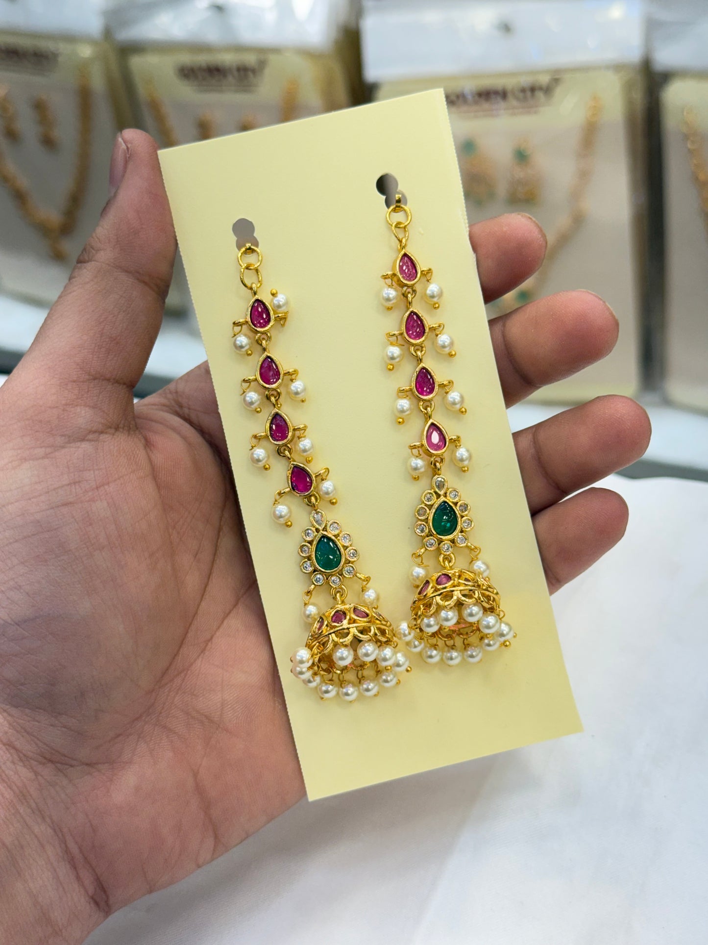 Antique Queen Jhumki & Mattel