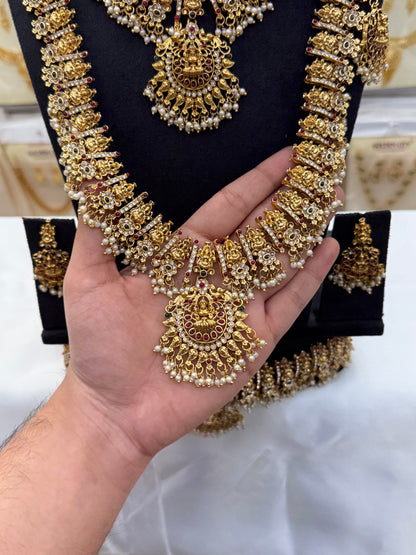 Moti and Lakshmi Design Bridal Set