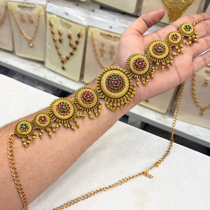 Flower Antique Hip Chain