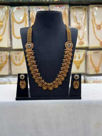 Kasi Malai Lakshmi Coin Antique Haram