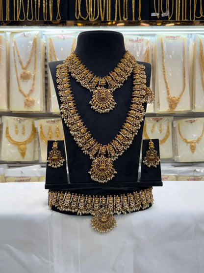 Moti and Lakshmi Design Bridal Set