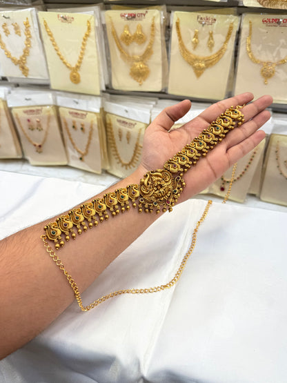 Antique  Gold Beats Hip Chain