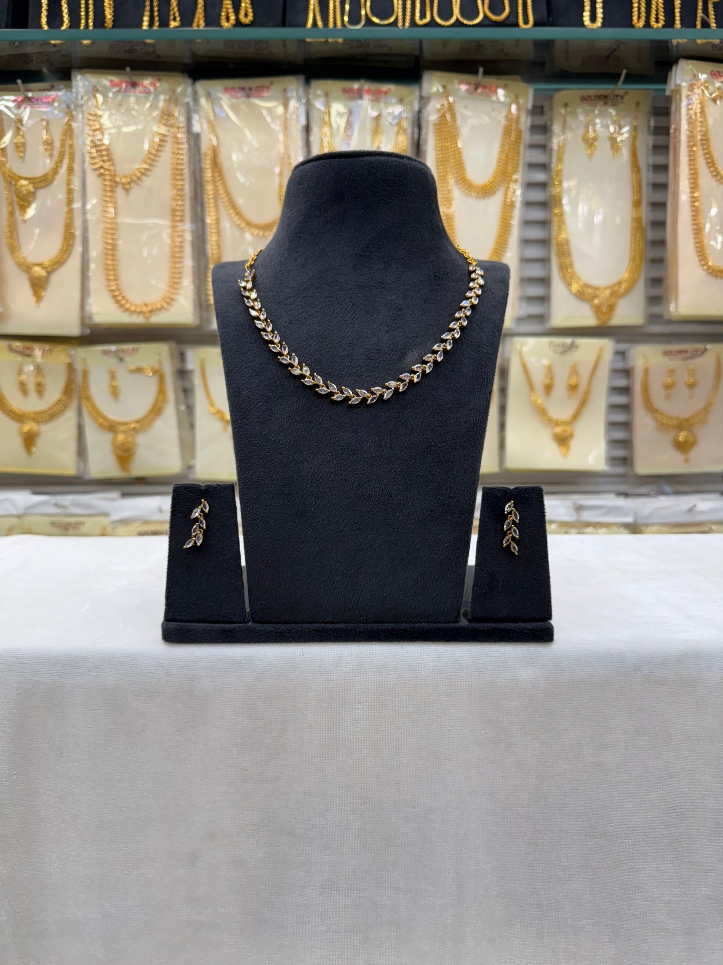 Golden Grace AD Necklace