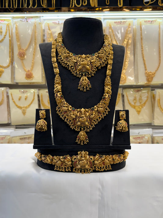 3D Design Antique Bridal Set